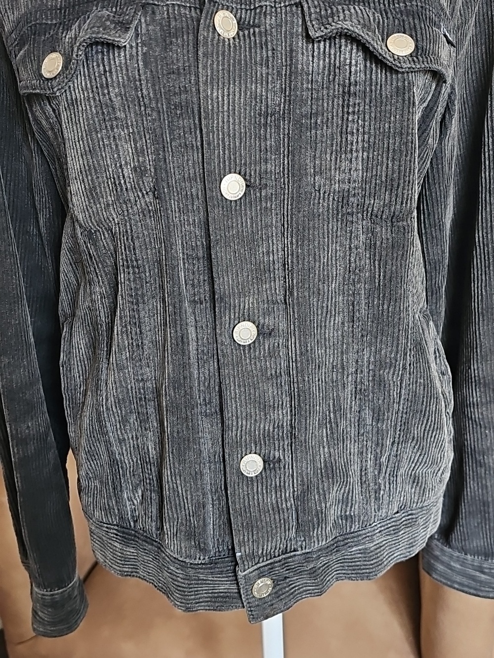 RIPNDIP Prisma Corduroy Jacket In Washed BLack SZ M - Picture 10 of 15